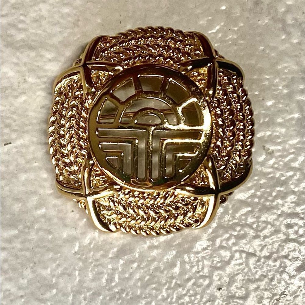 Louis Feraud Vintage Modernist Brooch